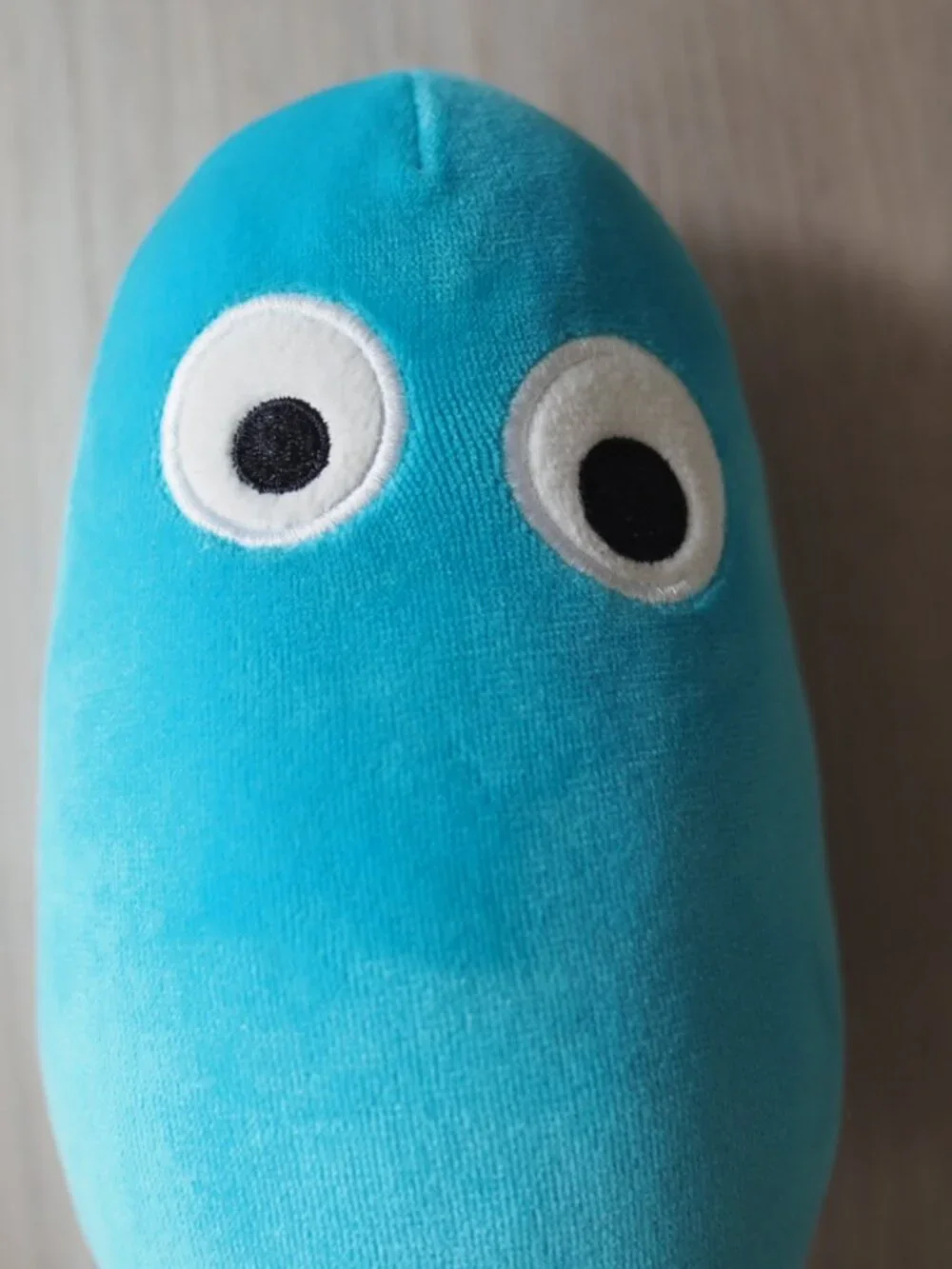 Rare! Balloon Museum Blue Plush Limited Edition Art Toy with Big Eyes Cute